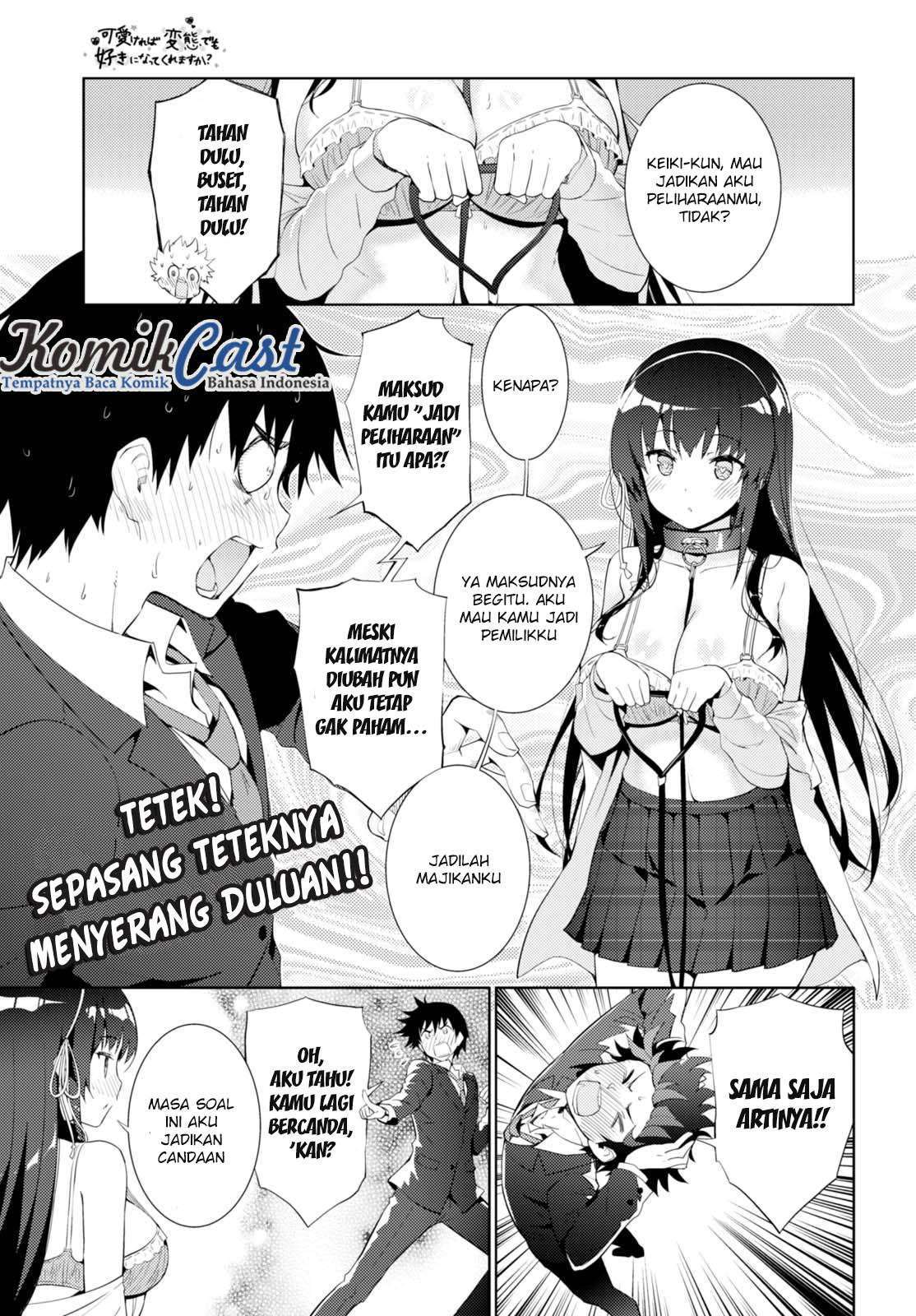 Kawaiikereba Hentai demo Suki ni Natte Kuremasu ka? Chapter 6 Bahasa Indonesia