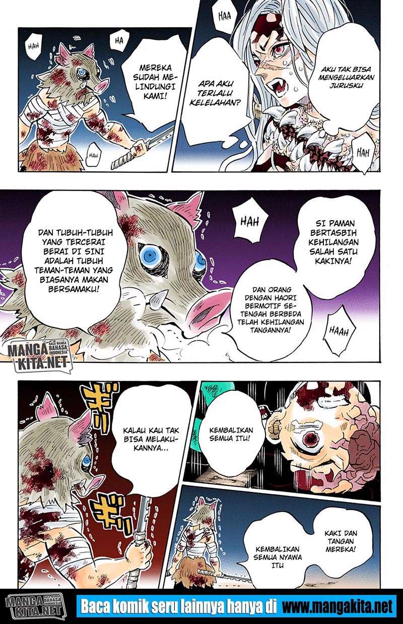 Kimetsu no Yaiba Chapter 197 warna Bahasa Indonesia