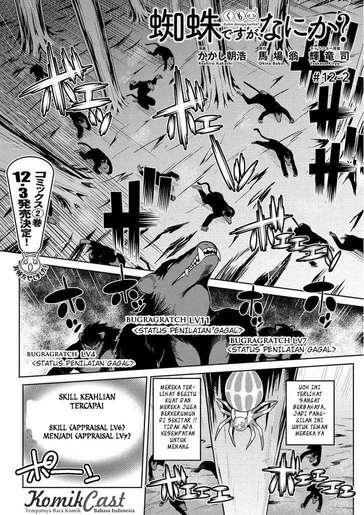 Kumo Desu ga, Nani ka? Chapter 12.2 Bahasa Indonesia