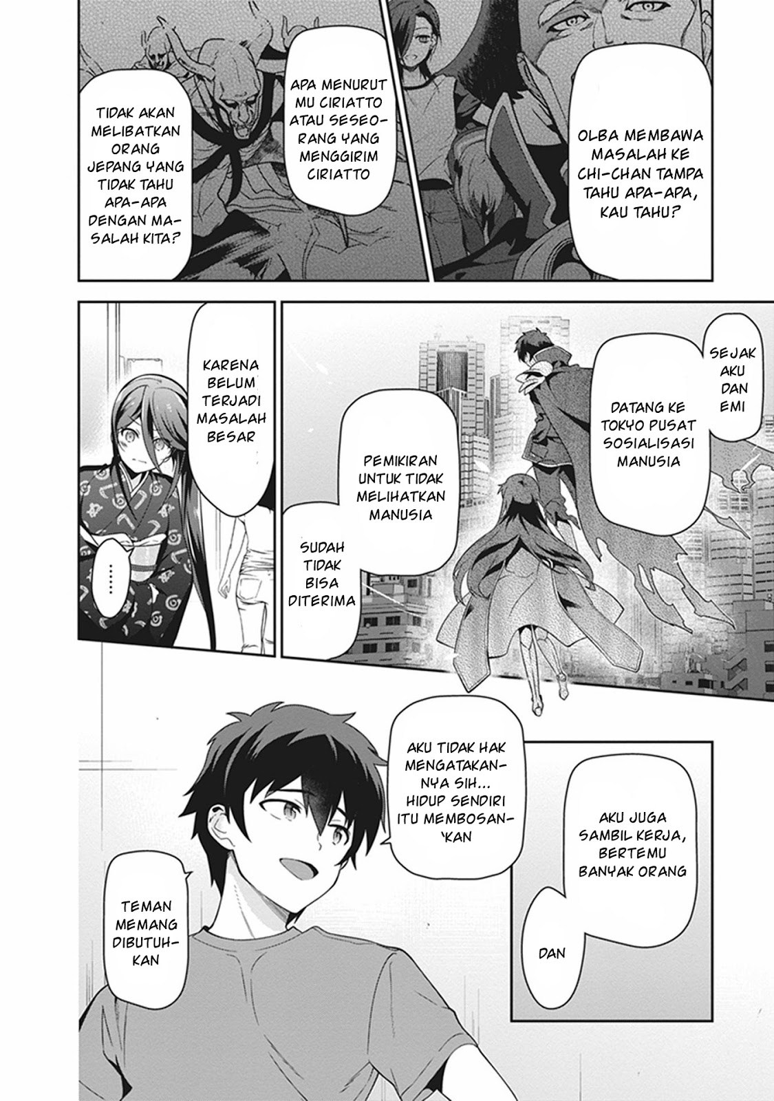 Hataraku Maou-sama! Chapter 50.2 Bahasa Indonesia