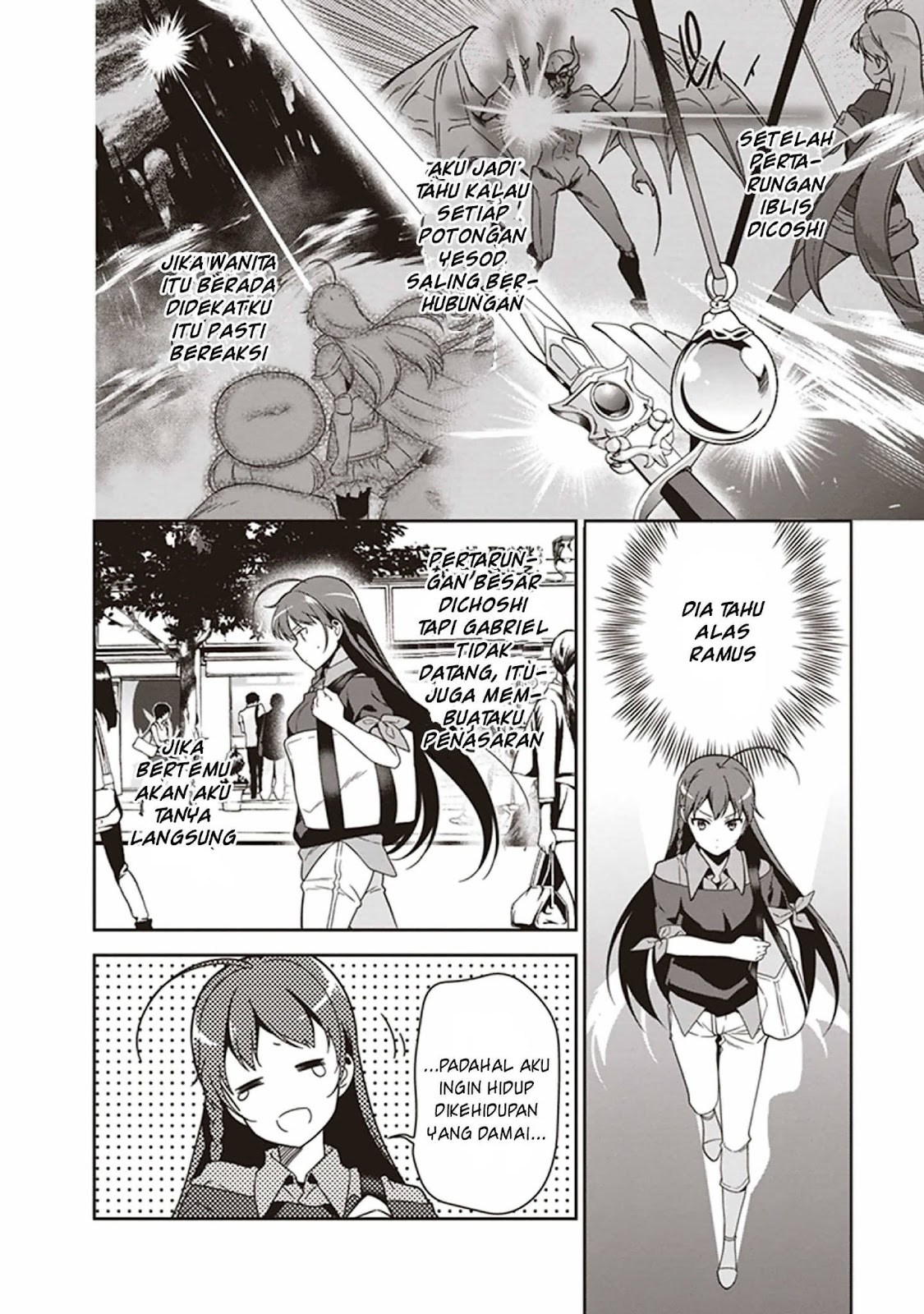 Hataraku Maou-sama! Chapter 48 Bahasa Indonesia