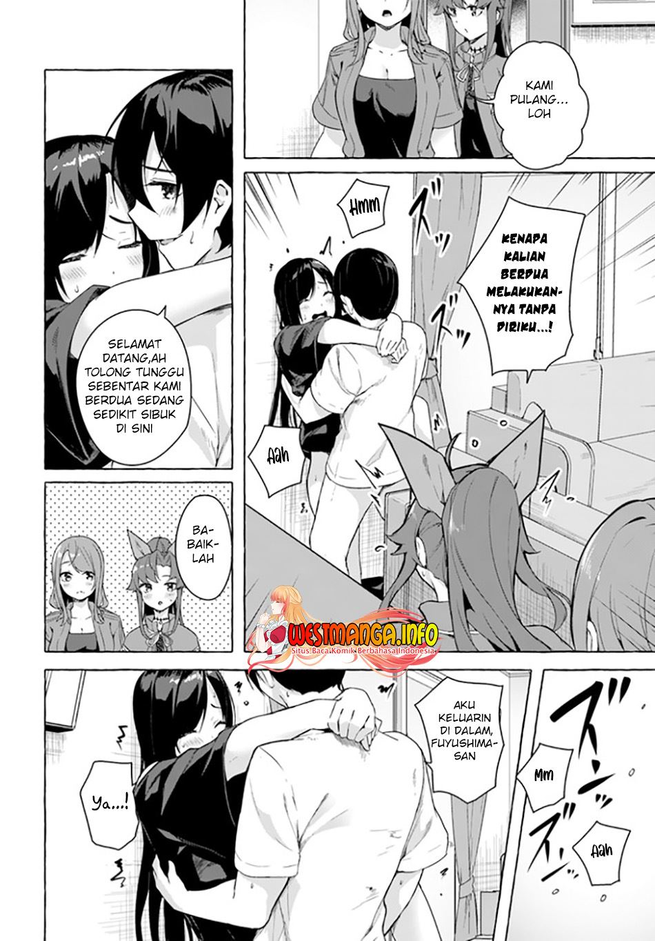 Sekkusu and danjon! ~ Wagaya no chika ni, H kaisū = reberu no danjon ga shutsugen shita?! Chapter 28 Bahasa Indonesia