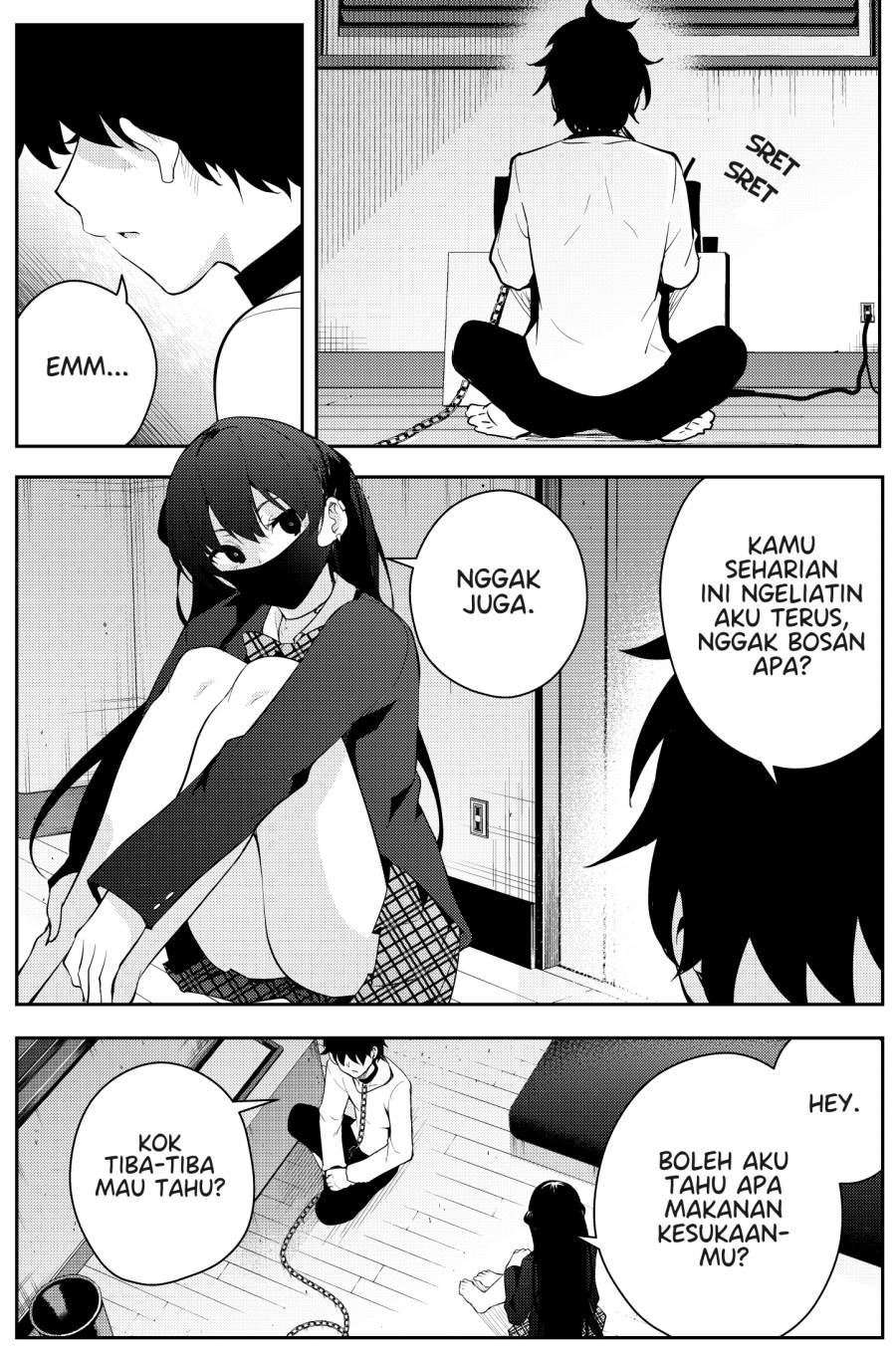 The Story of When I Was Confined by an Unknown High School Girl Chapter 21 Bahasa Indonesia