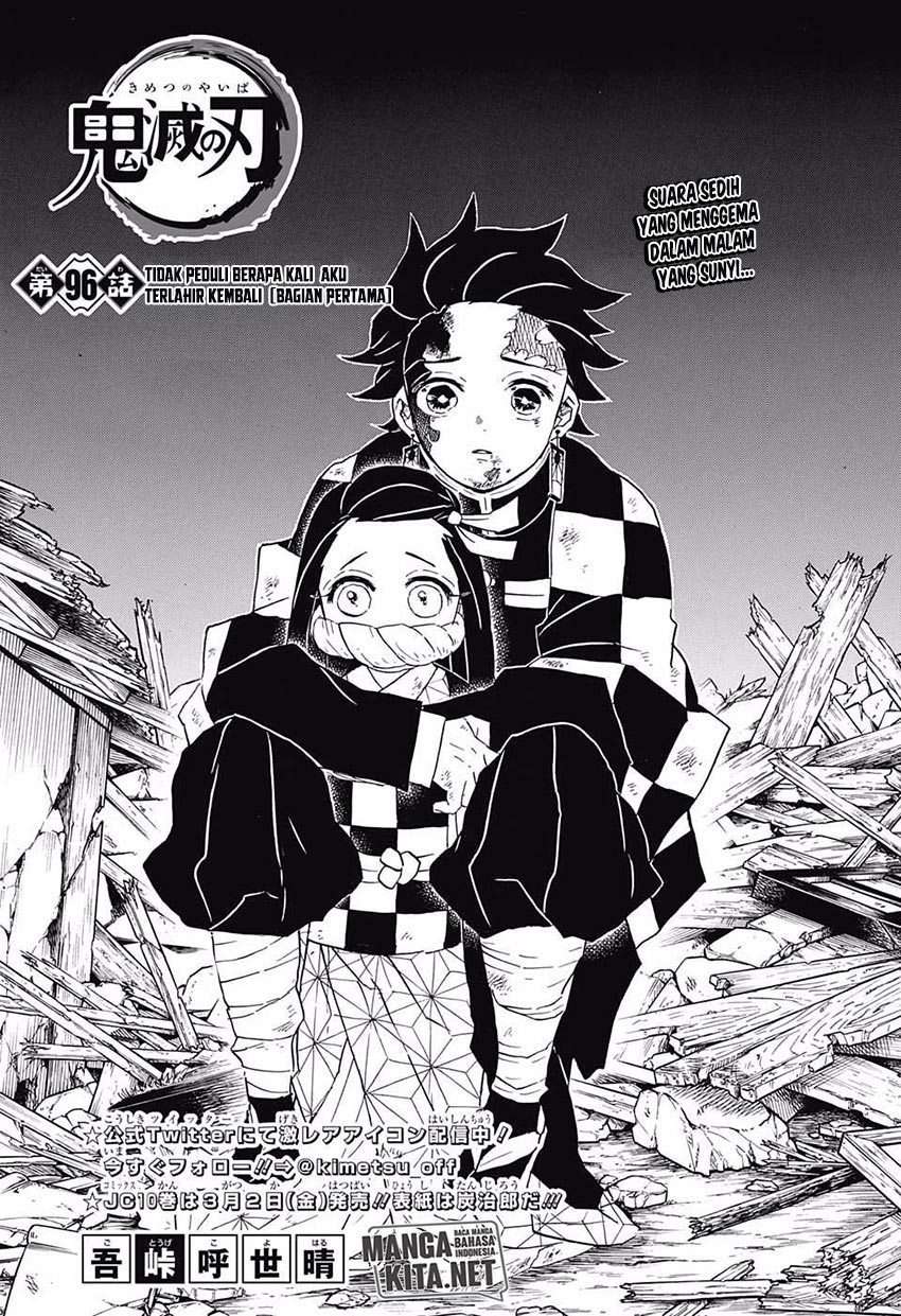 Kimetsu no Yaiba Chapter 96 Bahasa Indonesia