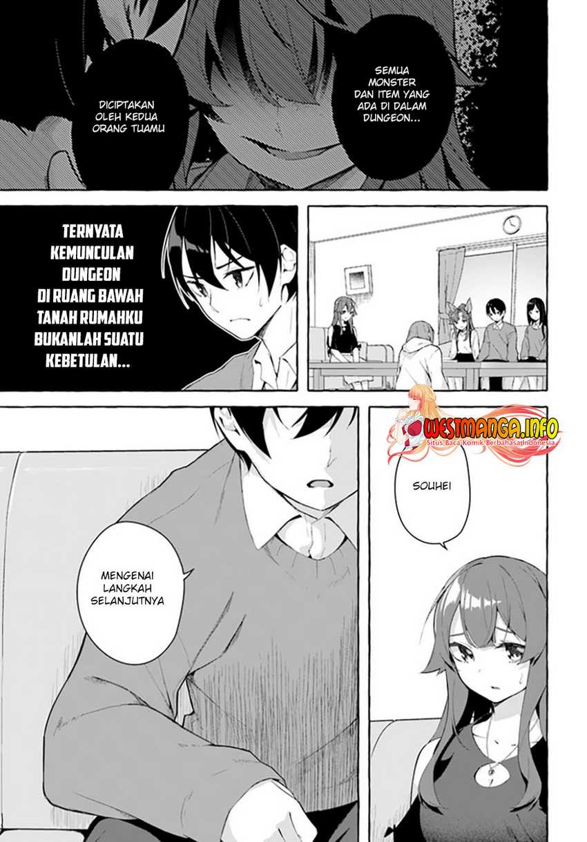 Sekkusu and danjon! ~ Wagaya no chika ni, H kaisū = reberu no danjon ga shutsugen shita?! Chapter 30 Bahasa Indonesia