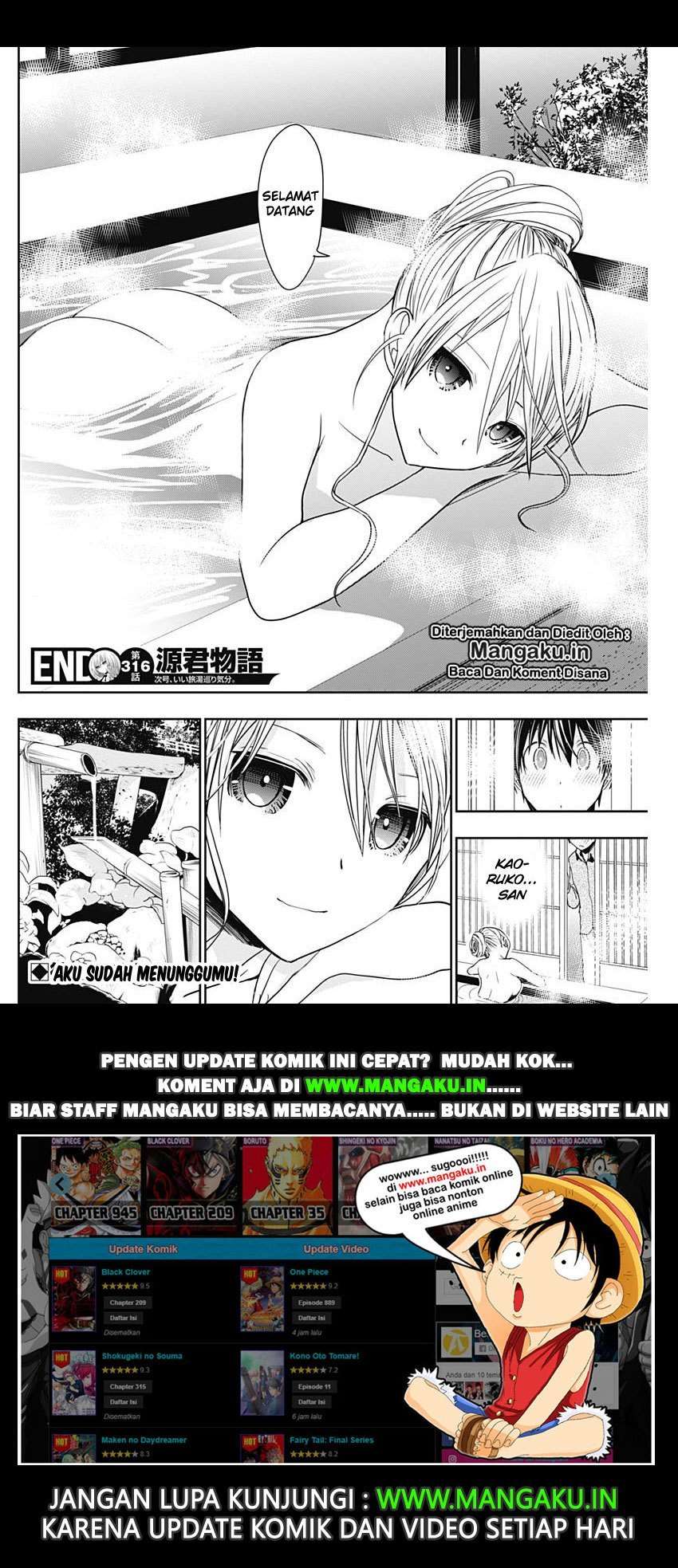 Minamoto-kun Monogatari Chapter 316 Bahasa Indonesia