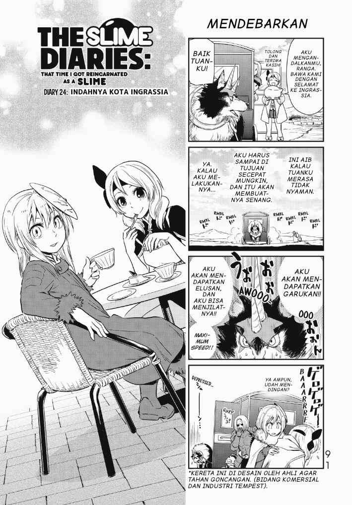 Tensura Nikki Tensei Shitara Slime Datta Ken Chapter 24 Bahasa Indonesia