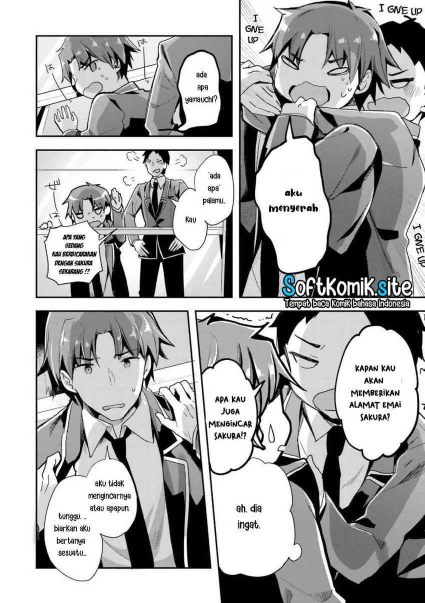 Youkoso Jitsuryoku Shijou Shugi no Kyoushitsu e Chapter 33 Bahasa Indonesia