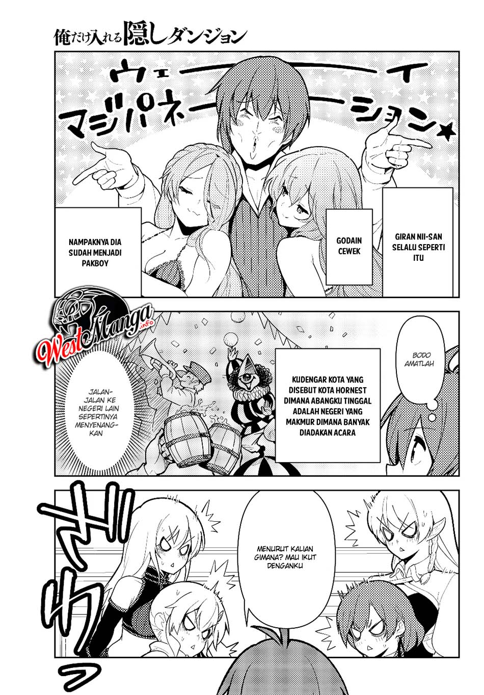 Ore dake Haireru Kakushi Dungeon: Kossori Kitaete Sekai Saikyou Chapter 38 Bahasa Indonesia