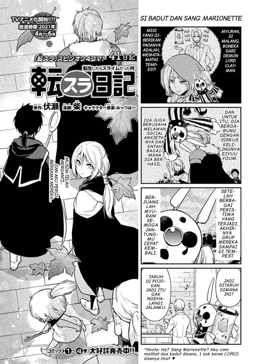 Tensura Nikki Tensei Shitara Slime Datta Ken Chapter 41 Bahasa Indonesia