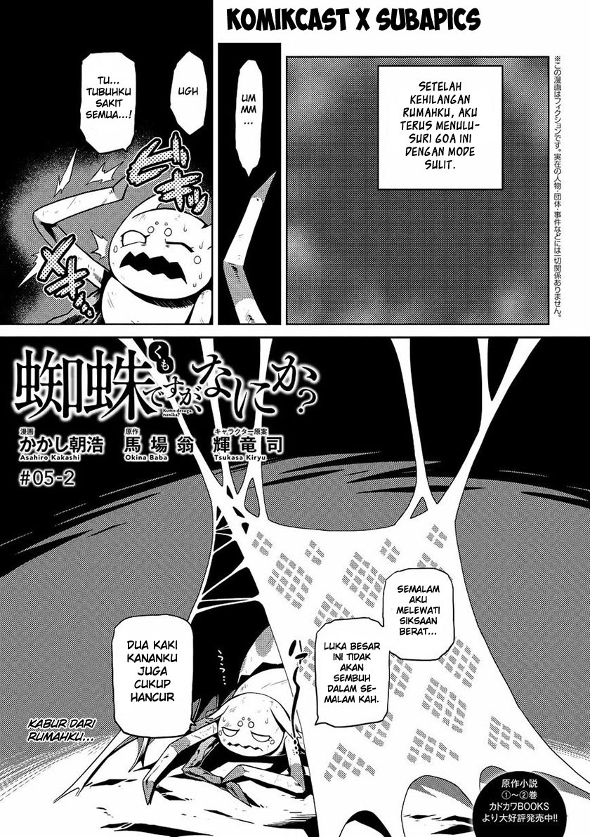 Kumo Desu ga, Nani ka? Chapter 05.2 Bahasa Indonesia