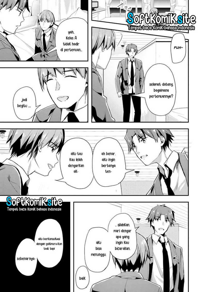 Youkoso Jitsuryoku Shijou Shugi no Kyoushitsu e Chapter 33 Bahasa Indonesia