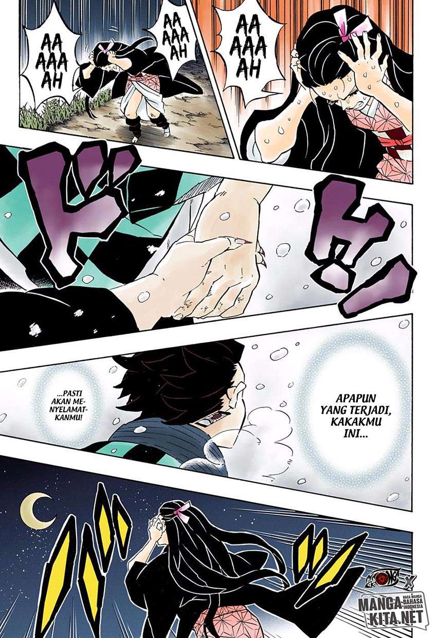 Kimetsu no Yaiba Chapter 196 warna Bahasa Indonesia