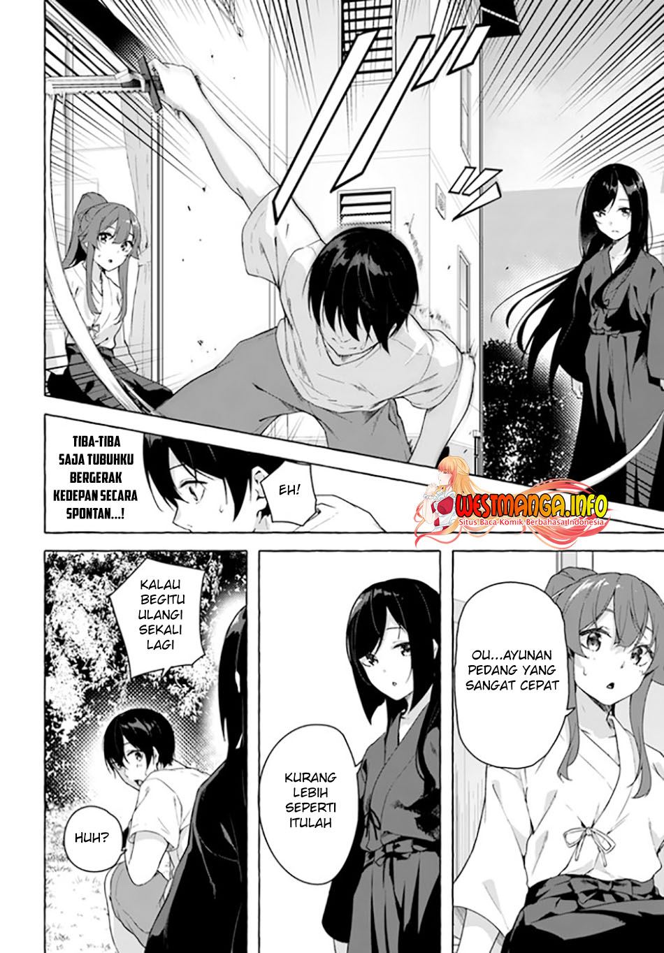 Sekkusu and danjon! ~ Wagaya no chika ni, H kaisū = reberu no danjon ga shutsugen shita?! Chapter 28 Bahasa Indonesia