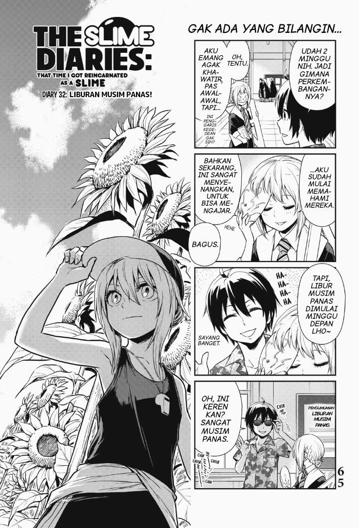 Tensura Nikki Tensei Shitara Slime Datta Ken Chapter 32 Bahasa Indonesia