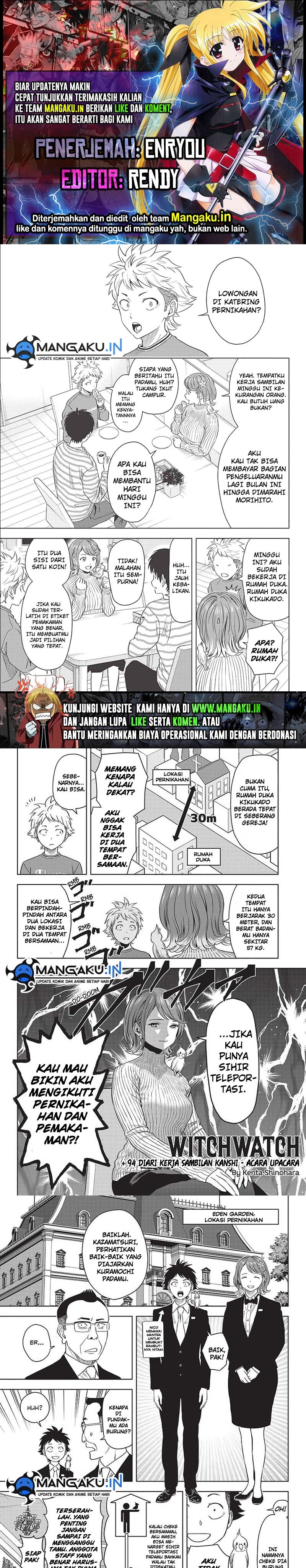 Witch Watch Chapter 94 Bahasa Indonesia