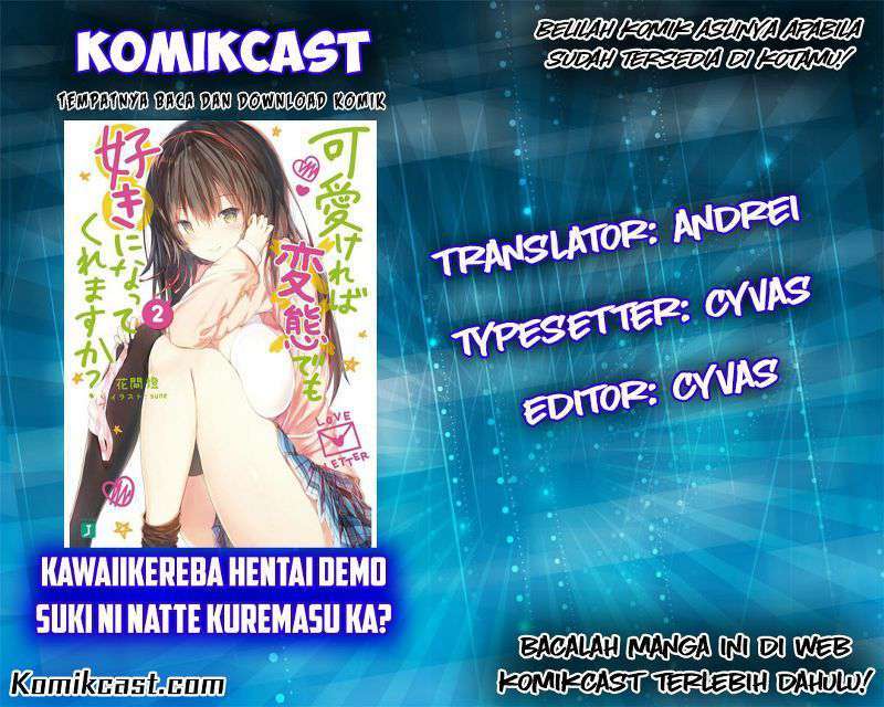 Kawaiikereba Hentai demo Suki ni Natte Kuremasu ka? Chapter 1 Bahasa Indonesia