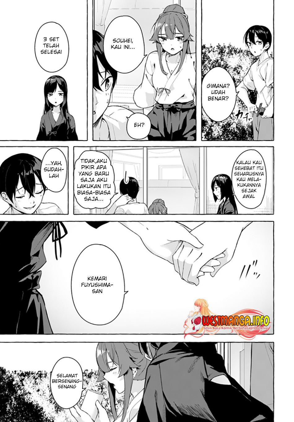 Sekkusu and danjon! ~ Wagaya no chika ni, H kaisū = reberu no danjon ga shutsugen shita?! Chapter 28 Bahasa Indonesia