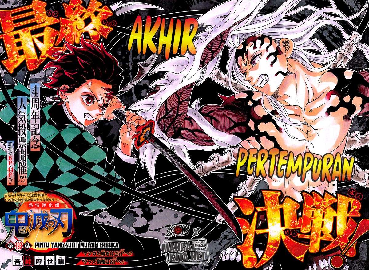 Kimetsu no Yaiba Chapter 193 warna Bahasa Indonesia