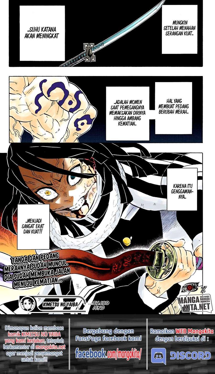 Kimetsu no Yaiba Chapter 189 warna Bahasa Indonesia