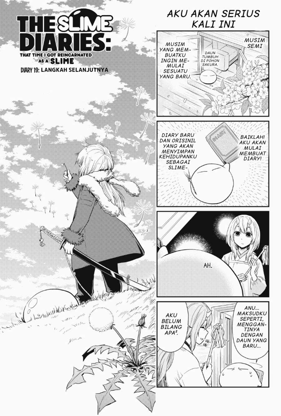 Tensura Nikki Tensei Shitara Slime Datta Ken Chapter 19 Bahasa Indonesia