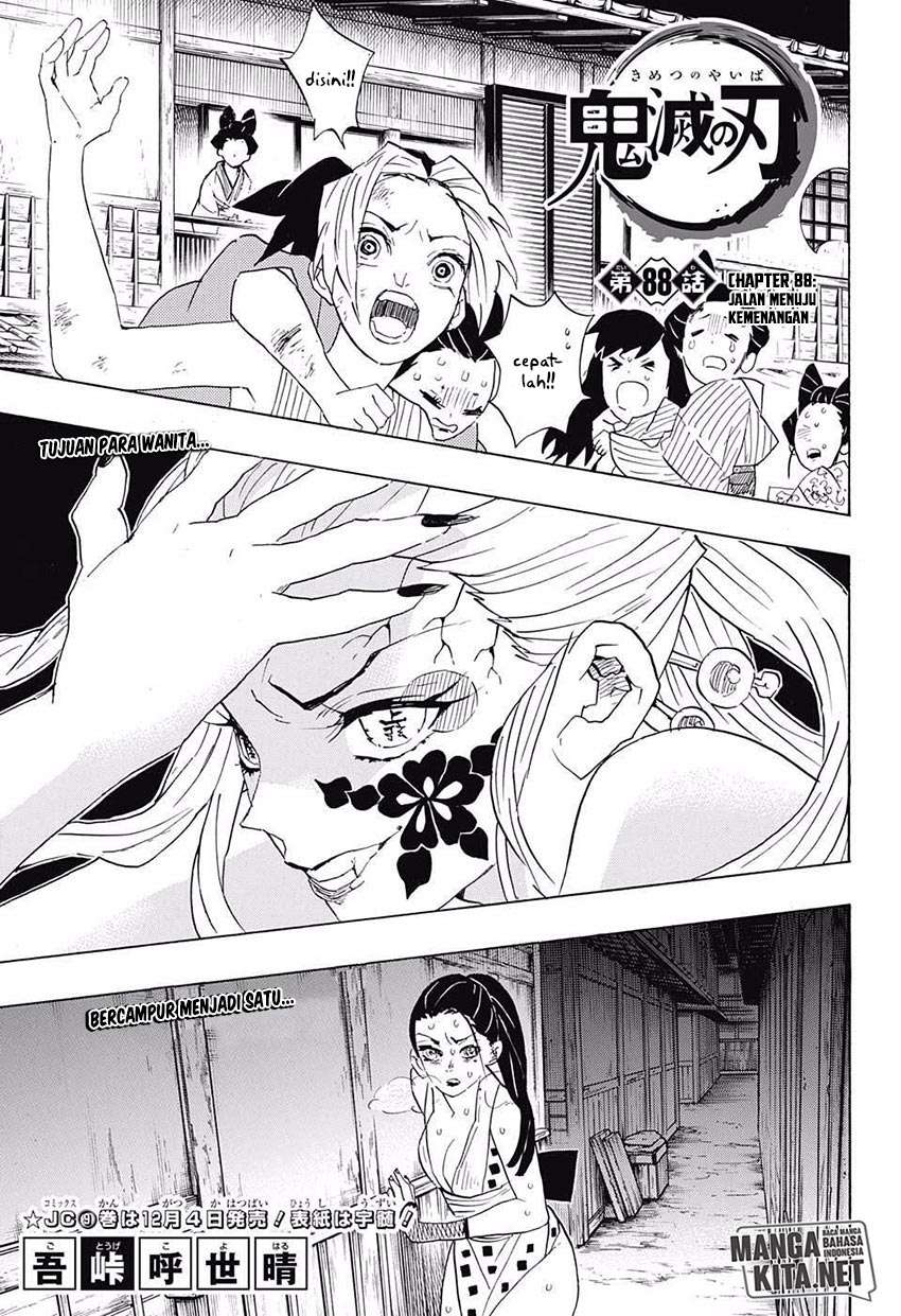 Kimetsu no Yaiba Chapter 88 Bahasa Indonesia