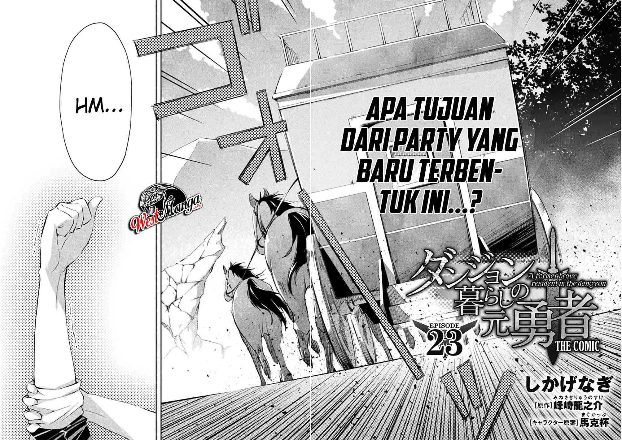 Dungeon Kurashi No Moto Yuusha Chapter 23 Bahasa Indonesia