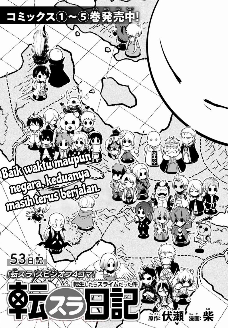 Tensura Nikki Tensei Shitara Slime Datta Ken Chapter 53 Bahasa Indonesia