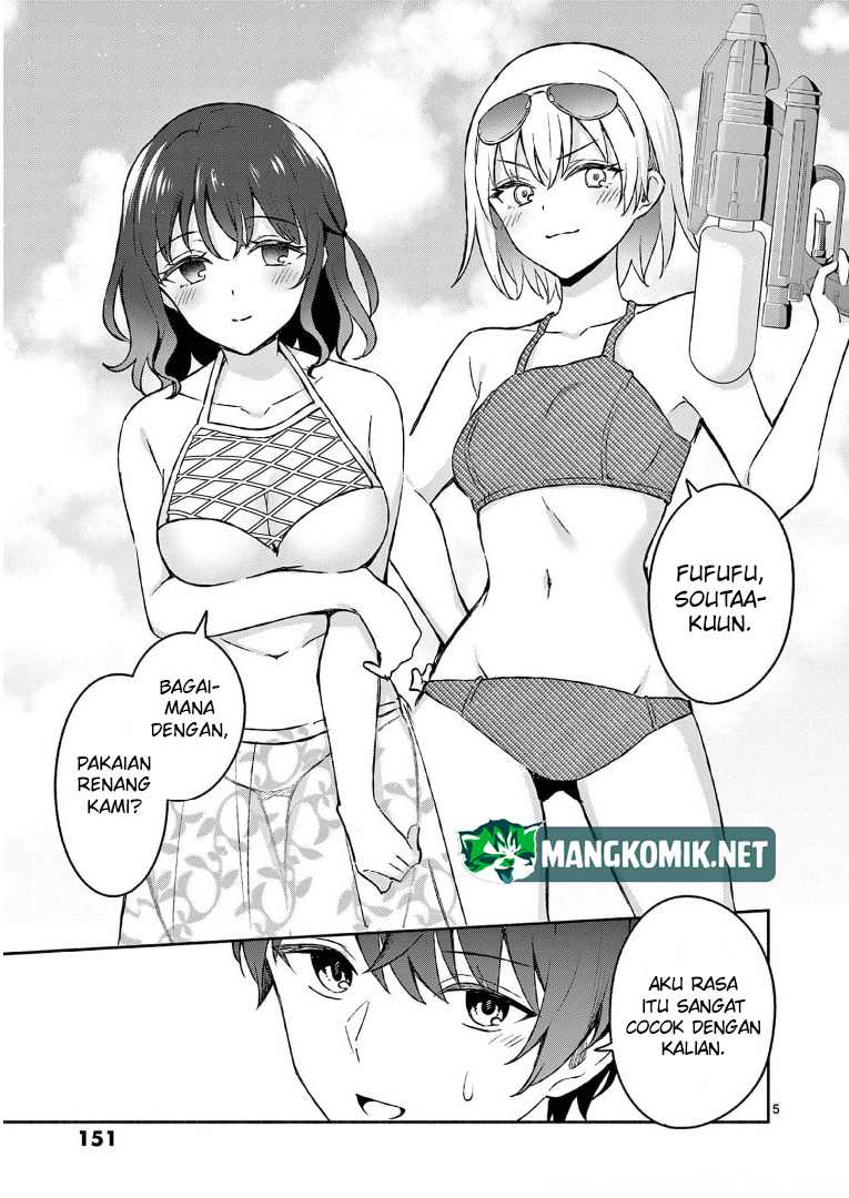 Shiotaiou no Sato-san ga Ore ni dake Amai Chapter 28 Bahasa Indonesia