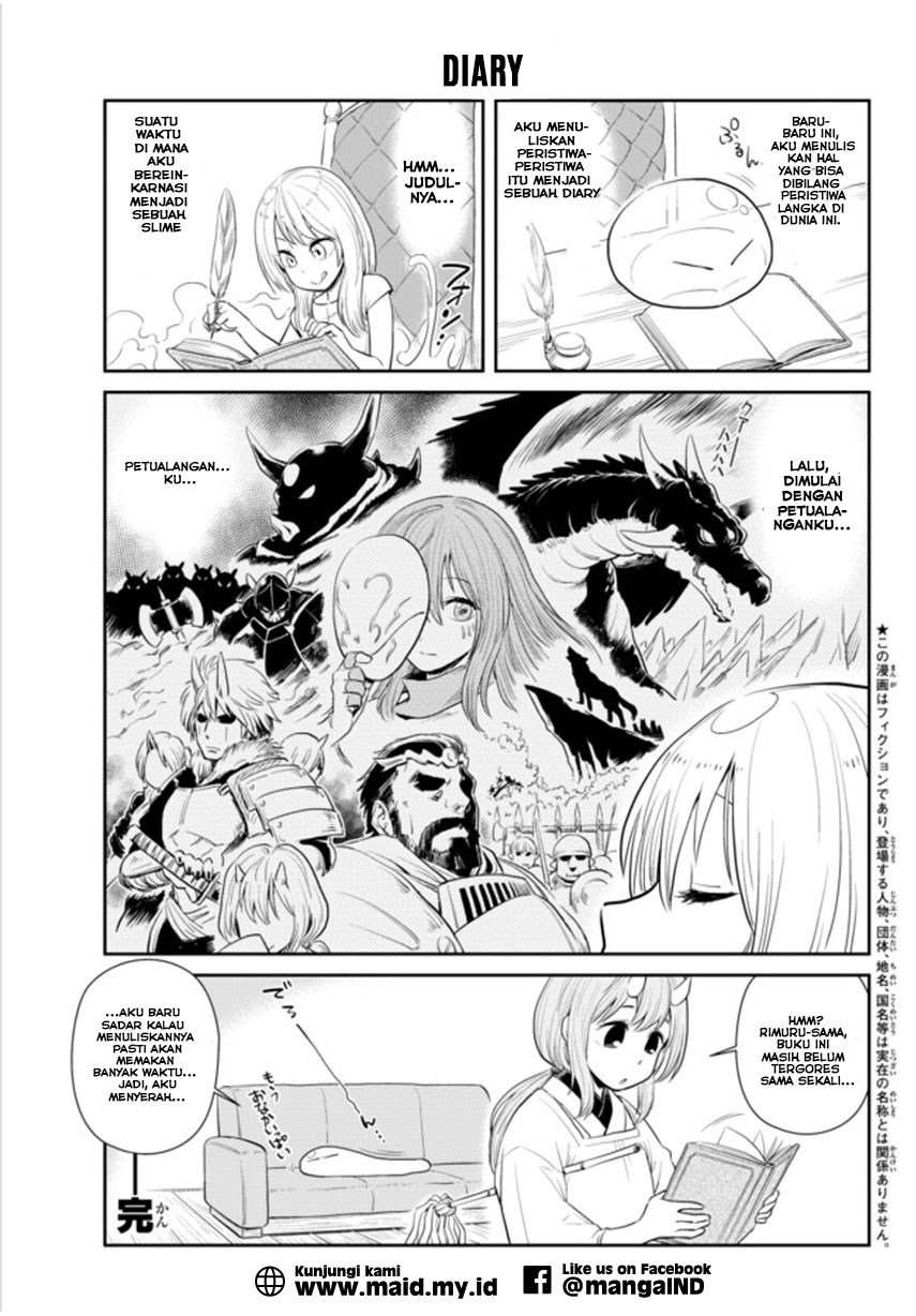 Tensura Nikki Tensei Shitara Slime Datta Ken Chapter 01 Bahasa Indonesia