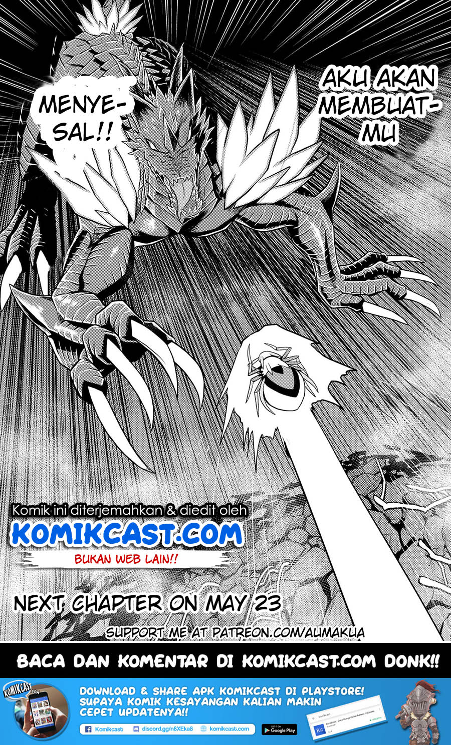 Kumo Desu ga, Nani ka? Chapter 36.1 Bahasa Indonesia