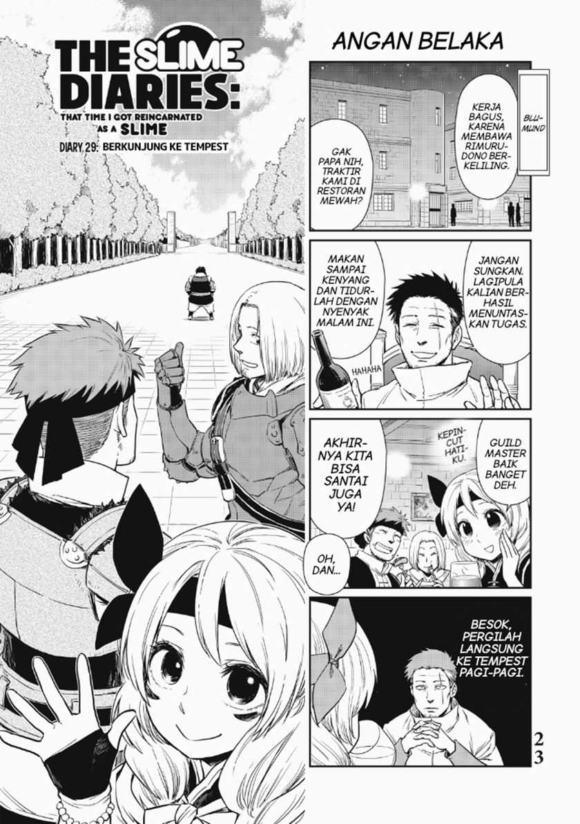 Tensura Nikki Tensei Shitara Slime Datta Ken Chapter 29 Bahasa Indonesia