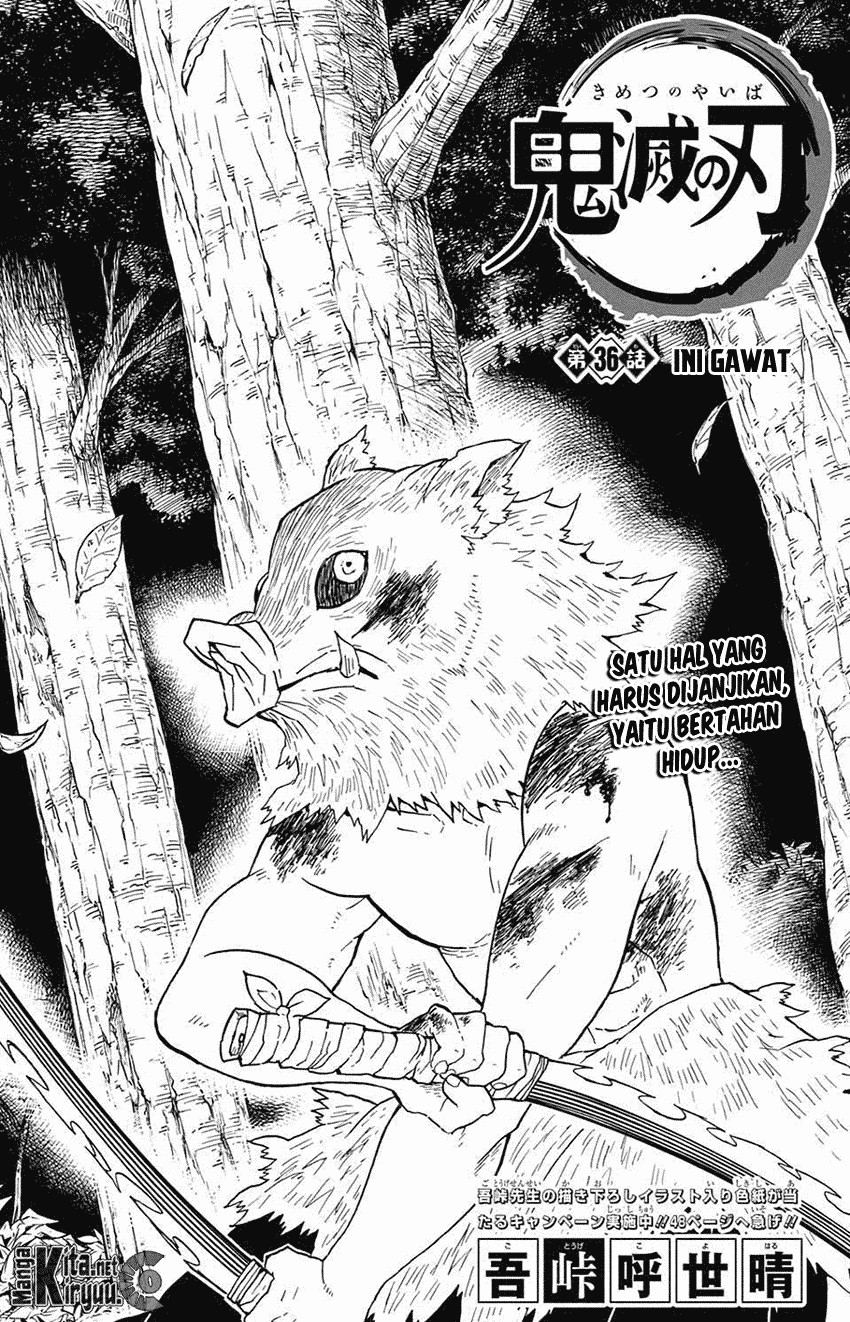 Kimetsu no Yaiba Chapter 36 Bahasa Indonesia