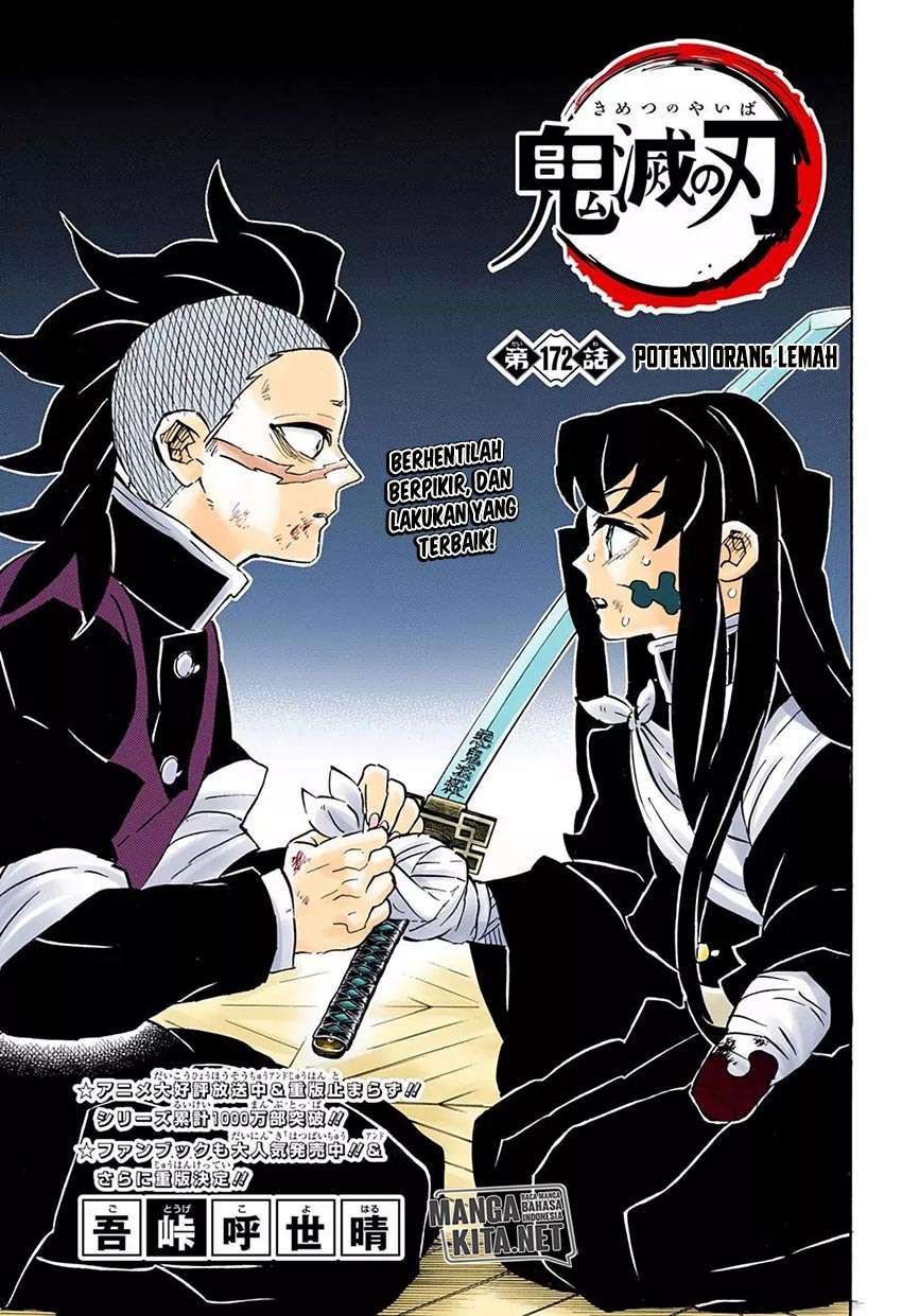 Kimetsu no Yaiba Chapter 172 warna Bahasa Indonesia