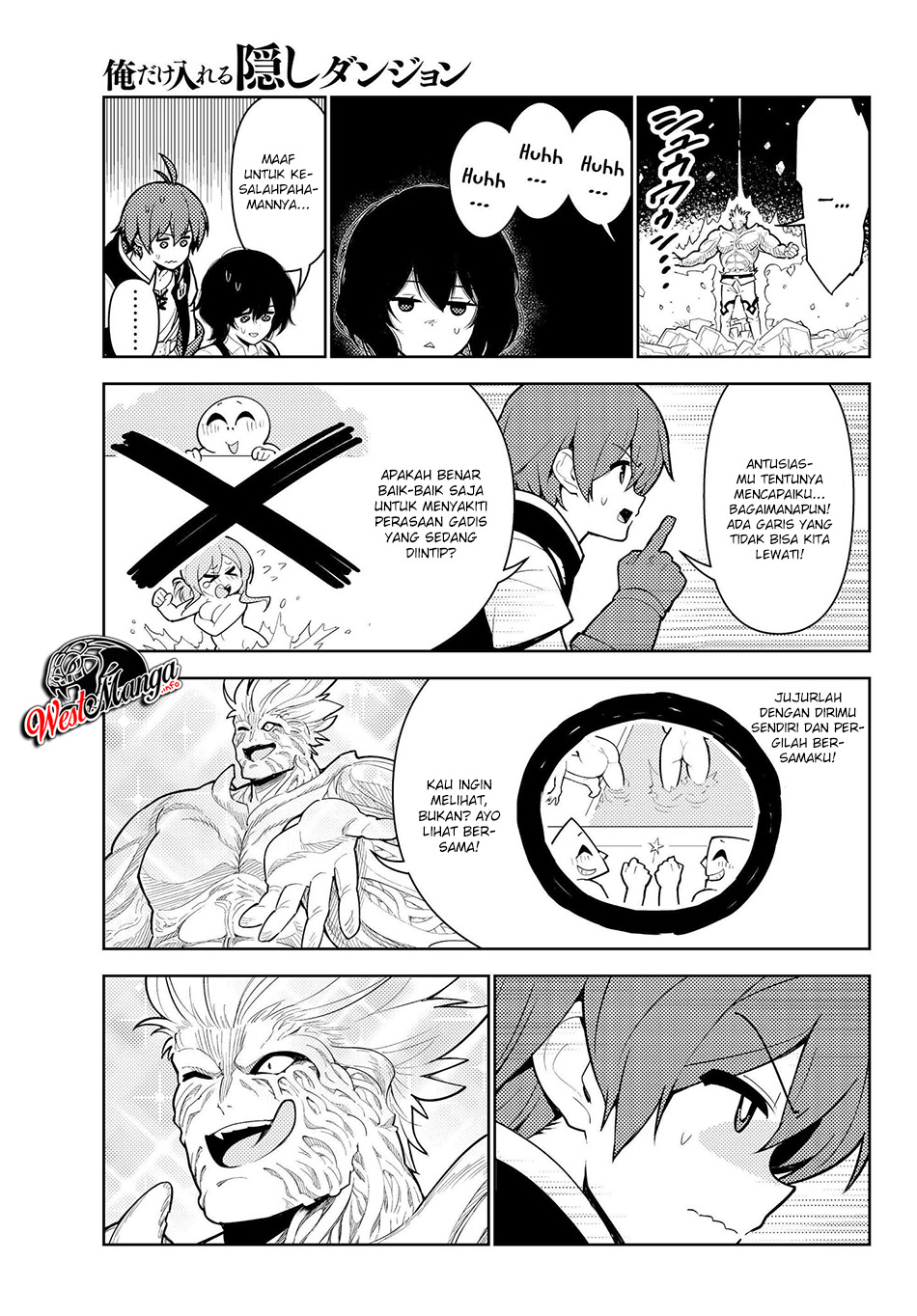 Ore dake Haireru Kakushi Dungeon: Kossori Kitaete Sekai Saikyou Chapter 34 Bahasa Indonesia