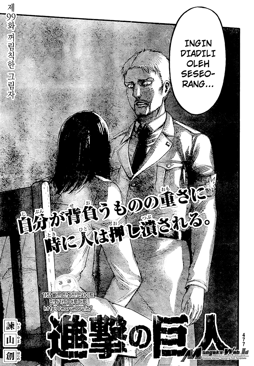 Shingeki no Kyojin Chapter 99 Bahasa Indonesia