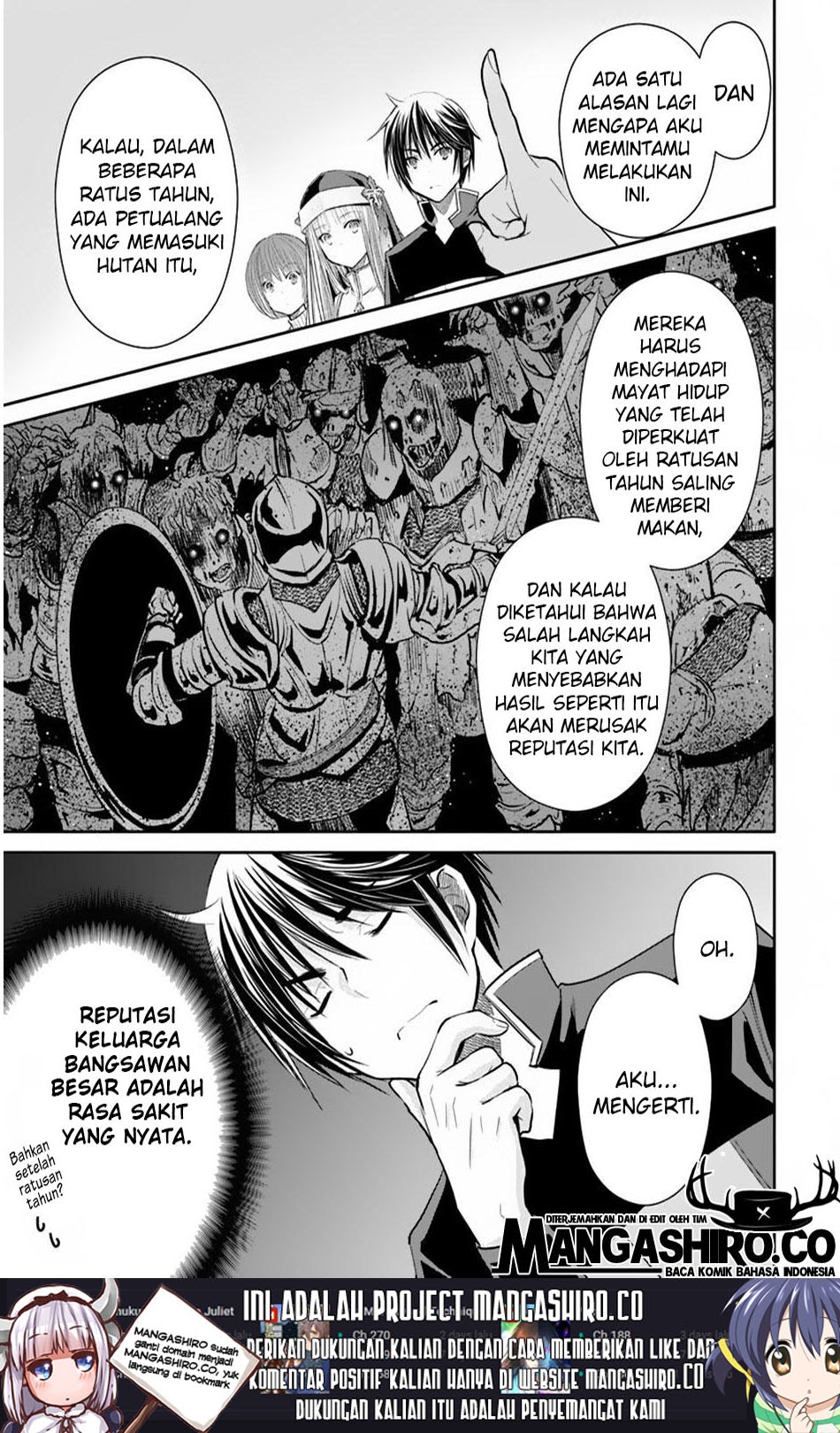 Hachinan tte, Sore wa Nai Deshou! Chapter 44 Bahasa Indonesia