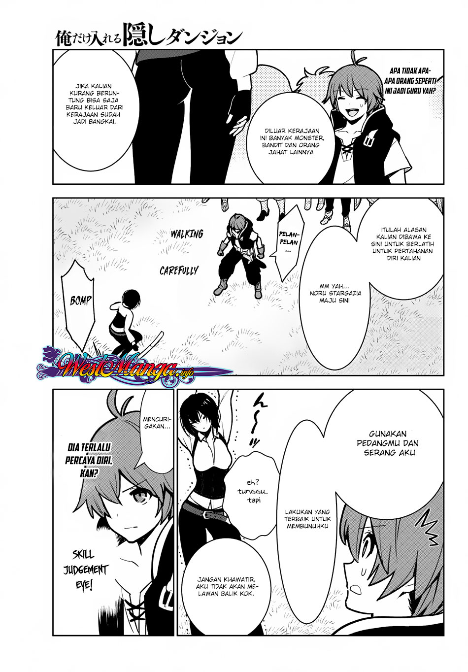 Ore dake Haireru Kakushi Dungeon: Kossori Kitaete Sekai Saikyou Chapter 08.5 Bahasa Indonesia