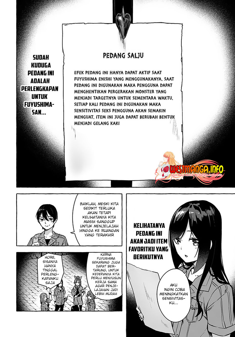 Sekkusu and danjon! ~ Wagaya no chika ni, H kaisū = reberu no danjon ga shutsugen shita?! Chapter 25 Bahasa Indonesia