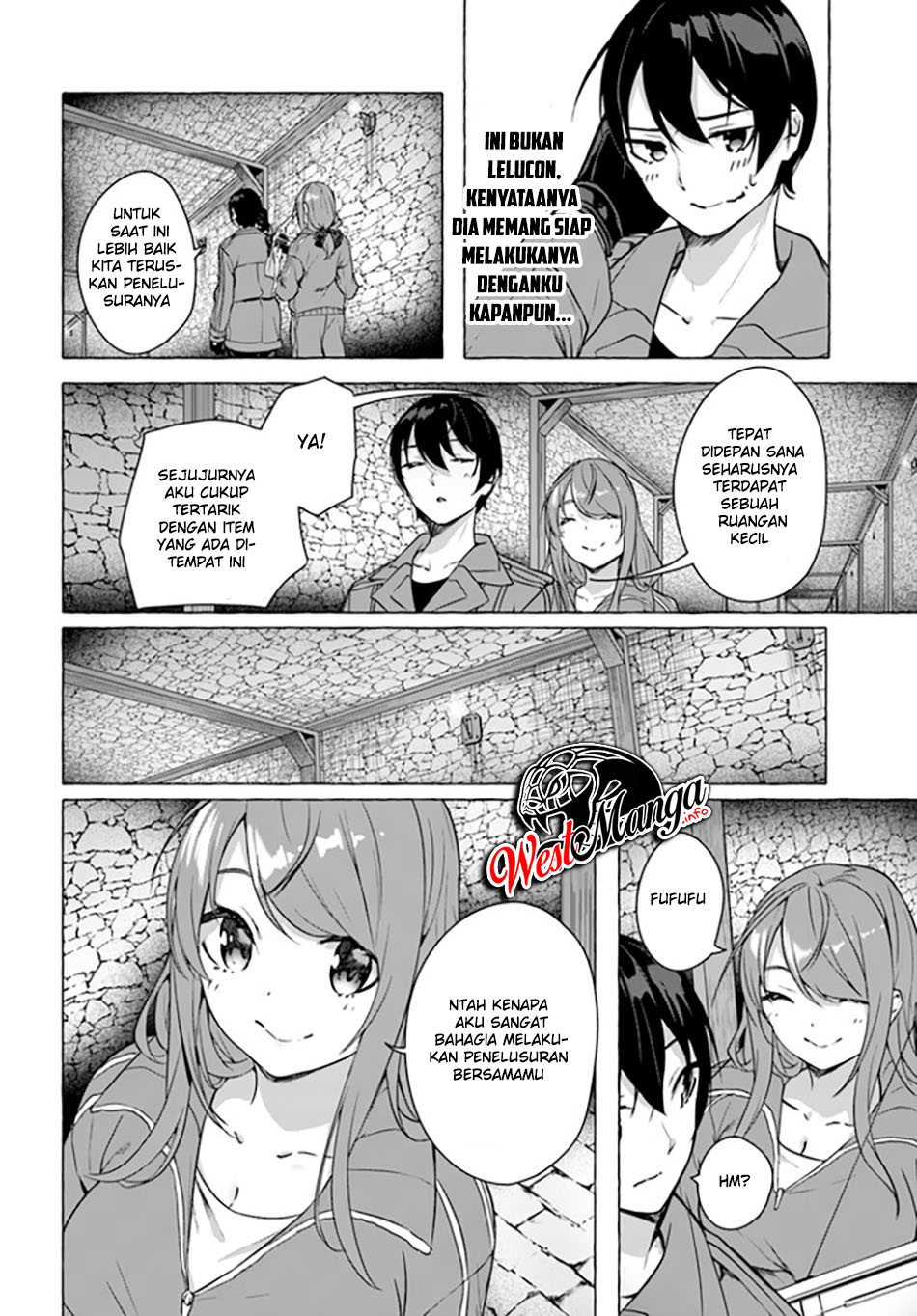 Sekkusu and danjon! ~ Wagaya no chika ni, H kaisū = reberu no danjon ga shutsugen shita?! Chapter 19 Bahasa Indonesia