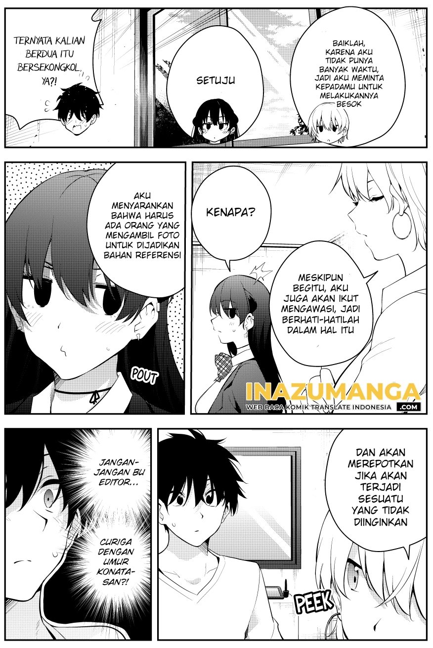 Mishiranu Joshikousei ni Kankensareta Mangaka no Hanashi Chapter 42 Bahasa Indonesia