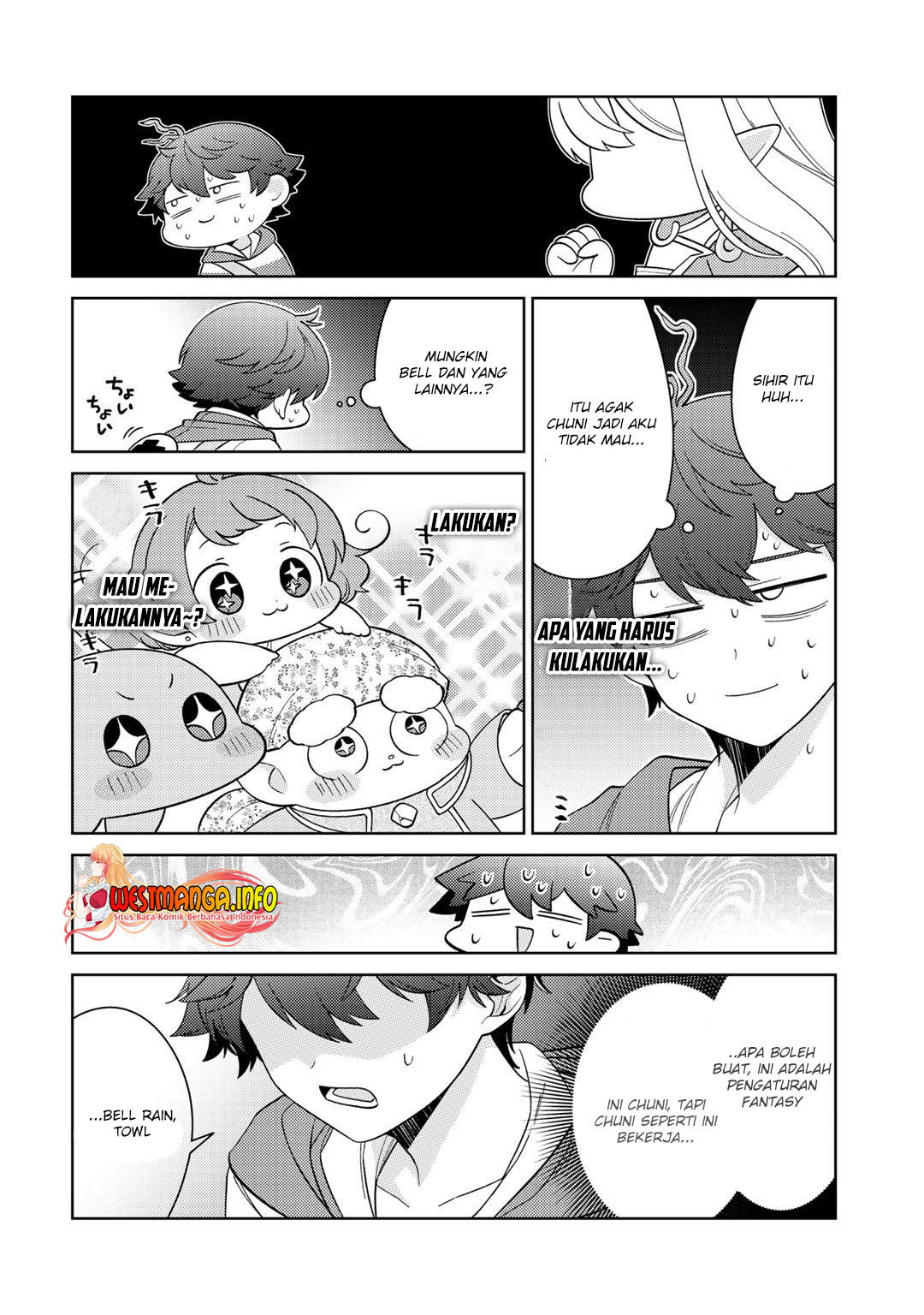 Seirei-tachi no Rakuen to Risou no Isekai Seikatsu Chapter 28 Bahasa Indonesia