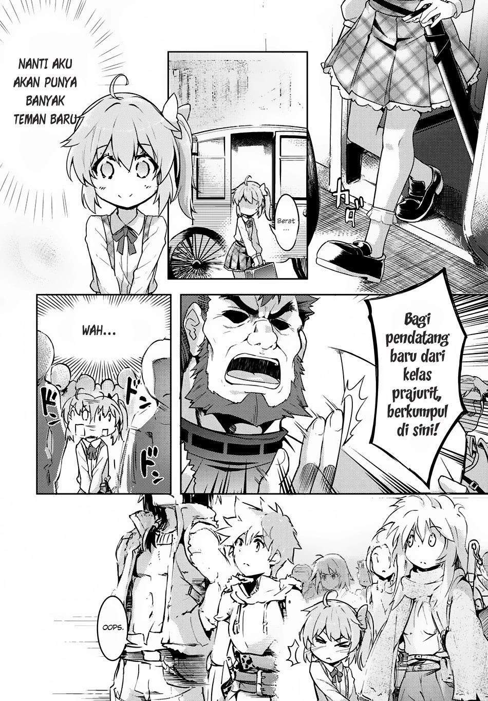 Kenshi o Mezashite Nyugaku Shitanoni Maho Tekisei 9999 Nandesukedo!? Chapter 01 Bahasa Indonesia