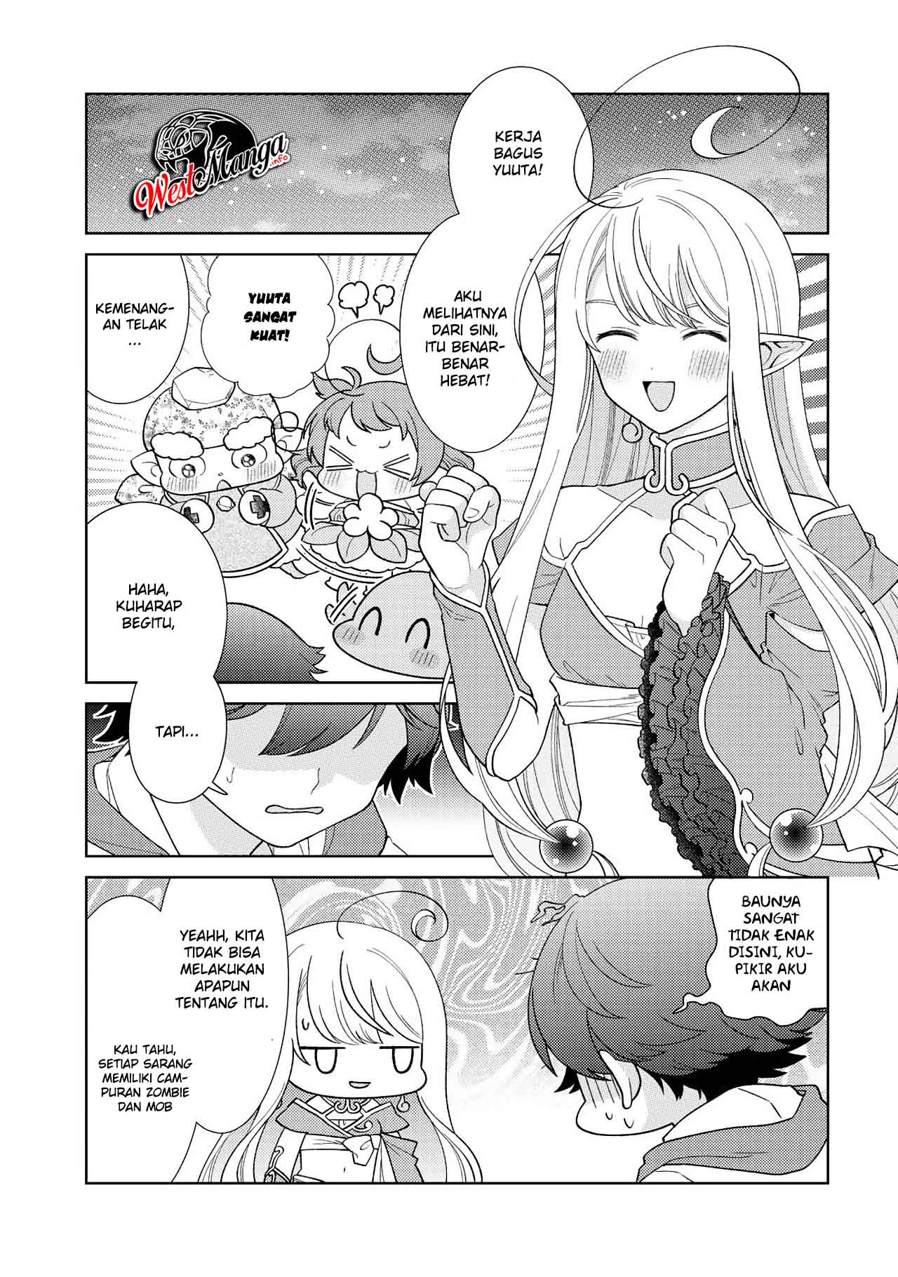 Seirei-tachi no Rakuen to Risou no Isekai Seikatsu Chapter 19 Bahasa Indonesia