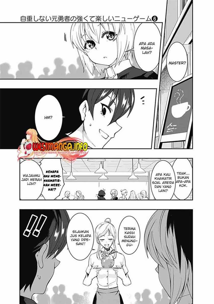 Jichou shinai Motoyuusha no Tsuyokute Tanoshii New Game Chapter 65 Bahasa Indonesia