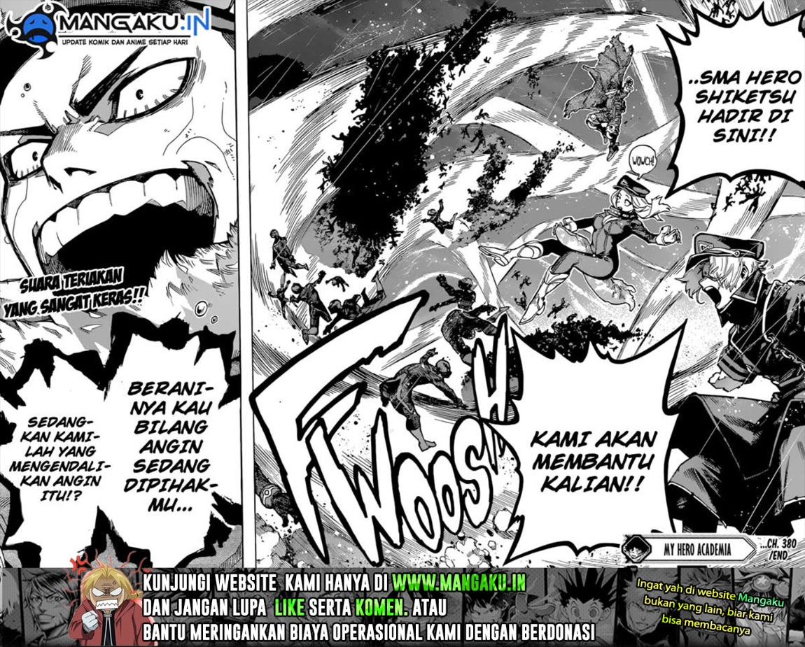 Boku no Hero Academia Chapter 380 Bahasa Indonesia