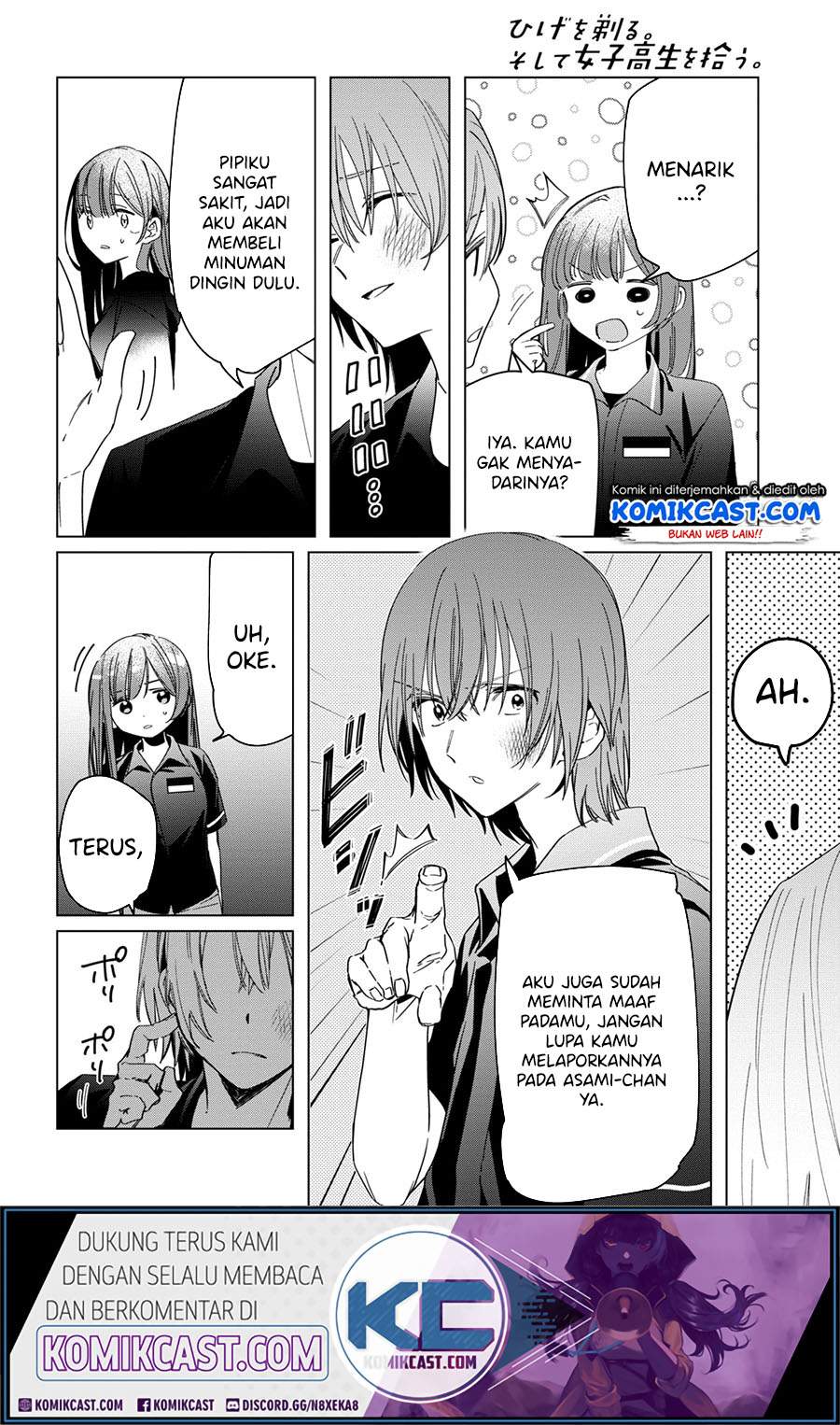 Hige o Soru. Soshite Joshikousei o Hirou. Chapter 24.2 Bahasa Indonesia