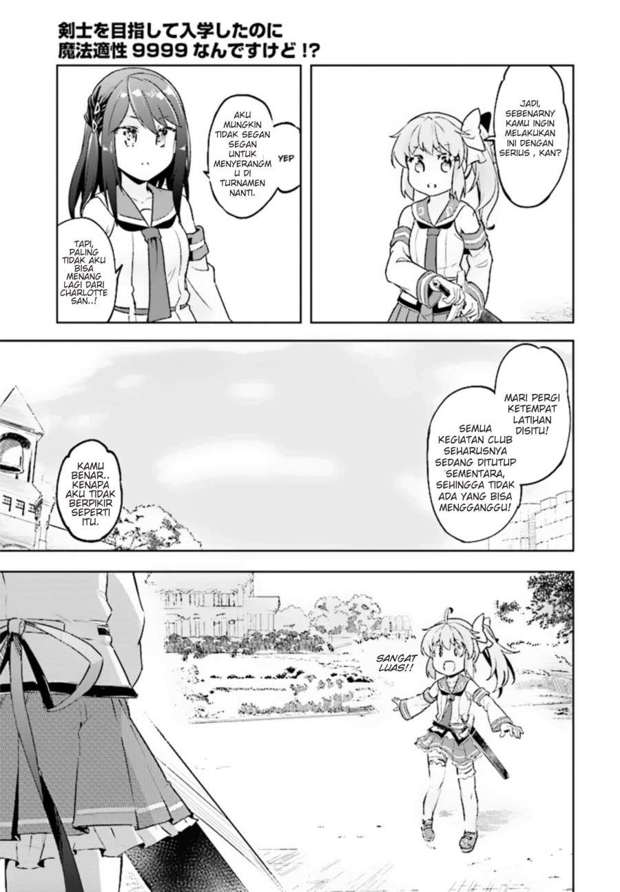 Kenshi o Mezashite Nyugaku Shitanoni Maho Tekisei 9999 Nandesukedo!? Chapter 08 Bahasa Indonesia