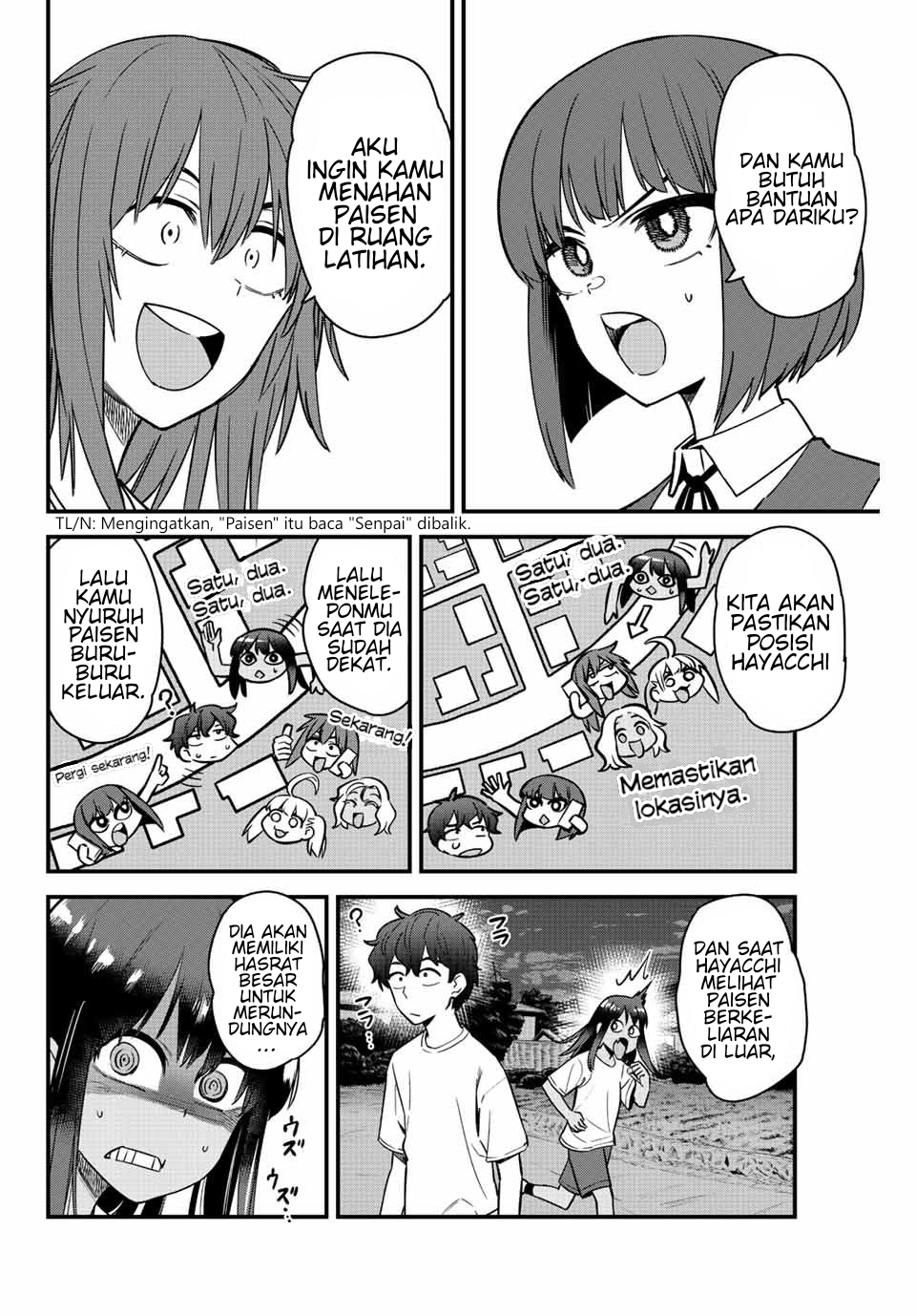 Ijiranaide, Nagatoro-san Chapter 121 Bahasa Indonesia