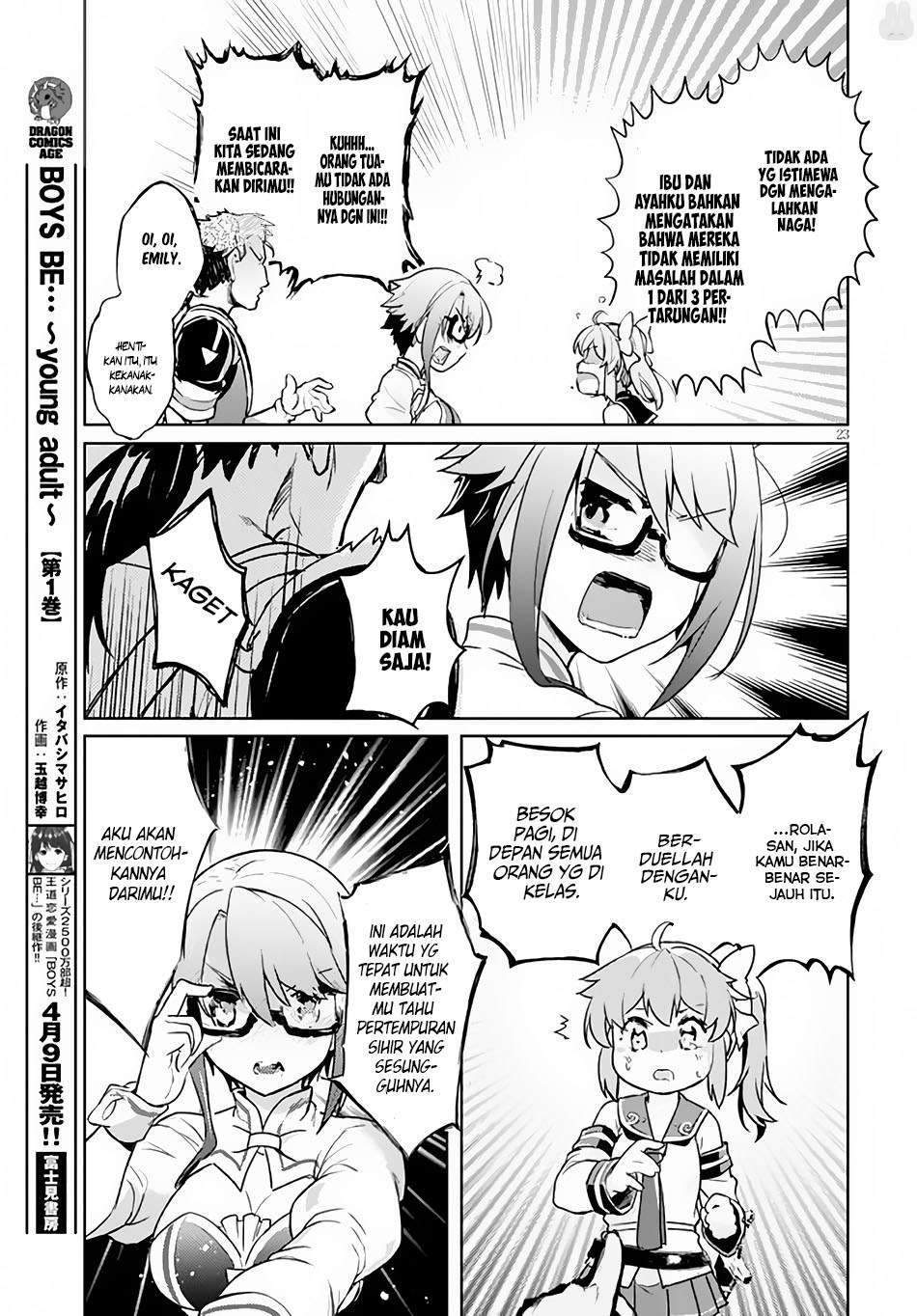 Kenshi o Mezashite Nyugaku Shitanoni Maho Tekisei 9999 Nandesukedo!? Chapter 04 Bahasa Indonesia